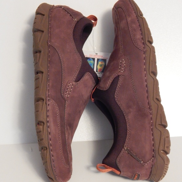 NWT Rockport shoes 9.5 casual brown New Slip on suede leather DISCOUNT SHIPPING! main image 6